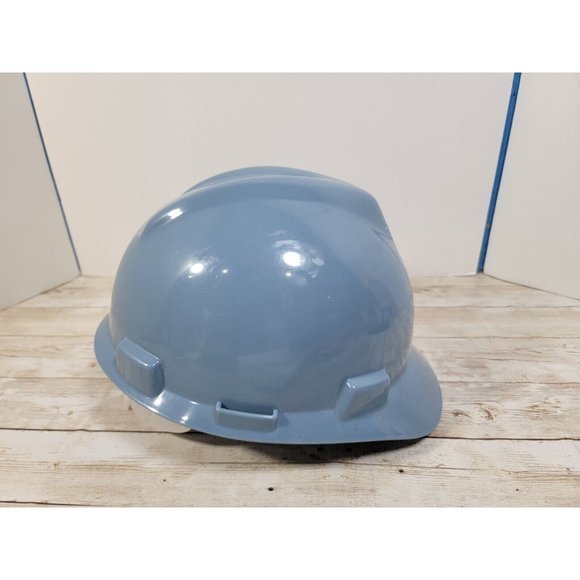 Vintage Hard Hat Hoover Dam Hard Hat Tour Size Medium V-gard Blue - Picture 5 of 16